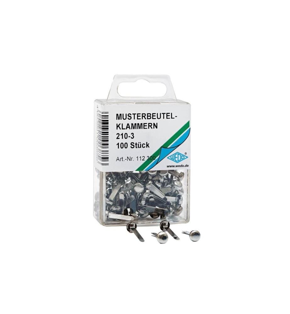 WEDO - Rundkopfklammer 7 mm 100 Stück