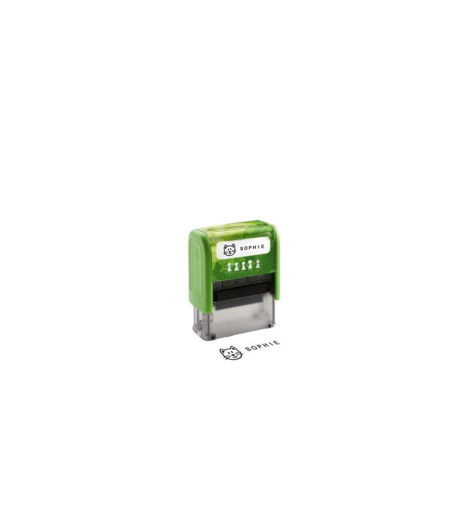 WEDO - Stempel Deine Dinge 3-zeilig, Grün