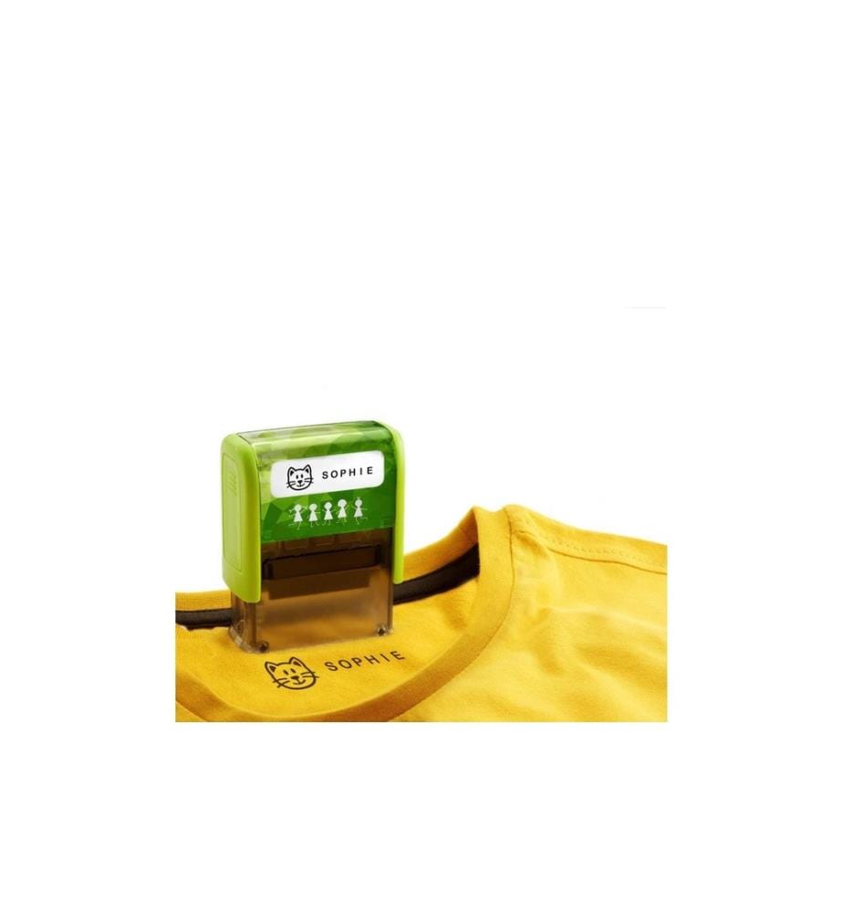 WEDO - Stempel Deine Dinge 3-zeilig, Grün