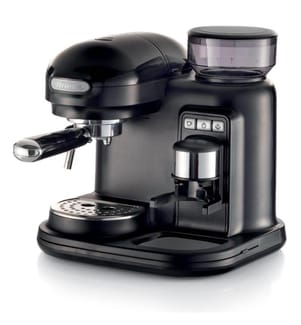 Kaffeemaschine - Moderna - Schwarz 1-2 Becher, mit Mahlwerk 250g