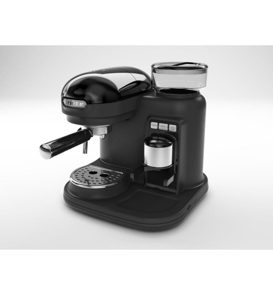 Kaffeemaschine - Moderna - Schwarz 1-2 Becher, mit Mahlwerk 250g