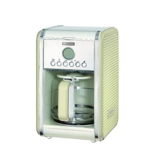 Filter Kaffeemaschine - Vintage - beige Programmierbar