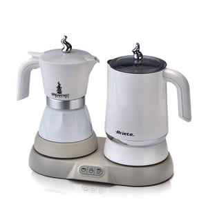 Breakfast-Station Elektrischer Moka 500 W + Milchschäumer 500 W + Wasserkocher 500 W