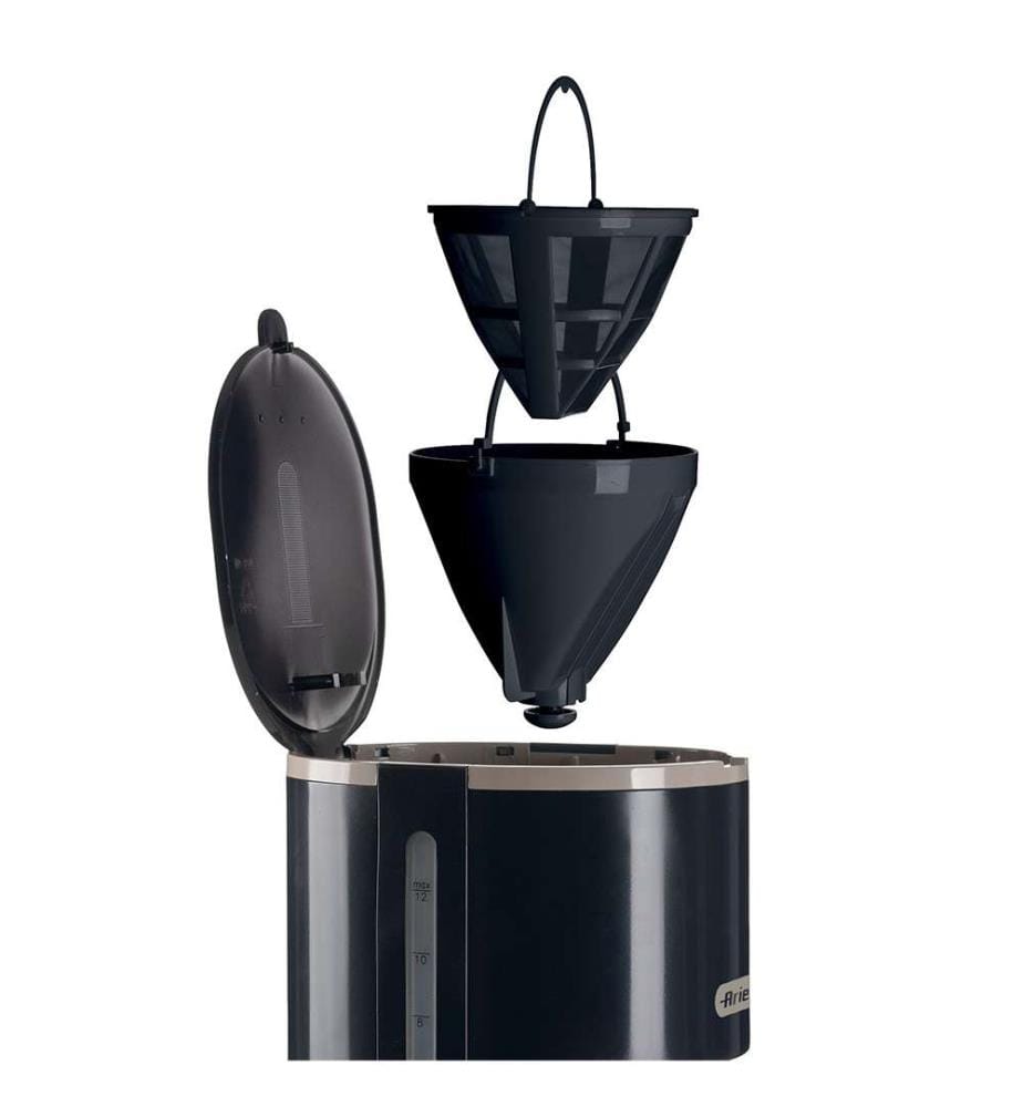 Tropfende Kaffeemaschine, 900W - Schwarz
