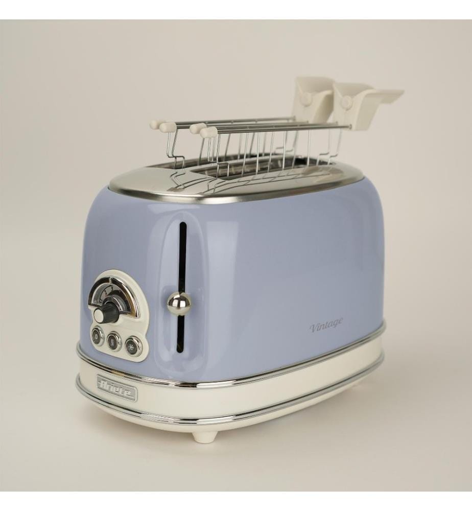 Brot Toaster Vintage Line 2 Schlitz Blau, ohne Klammern