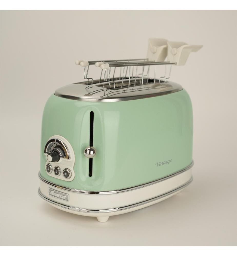 Brot toaster Vintage Line 2 Schlitz Grün, ohne Klammern