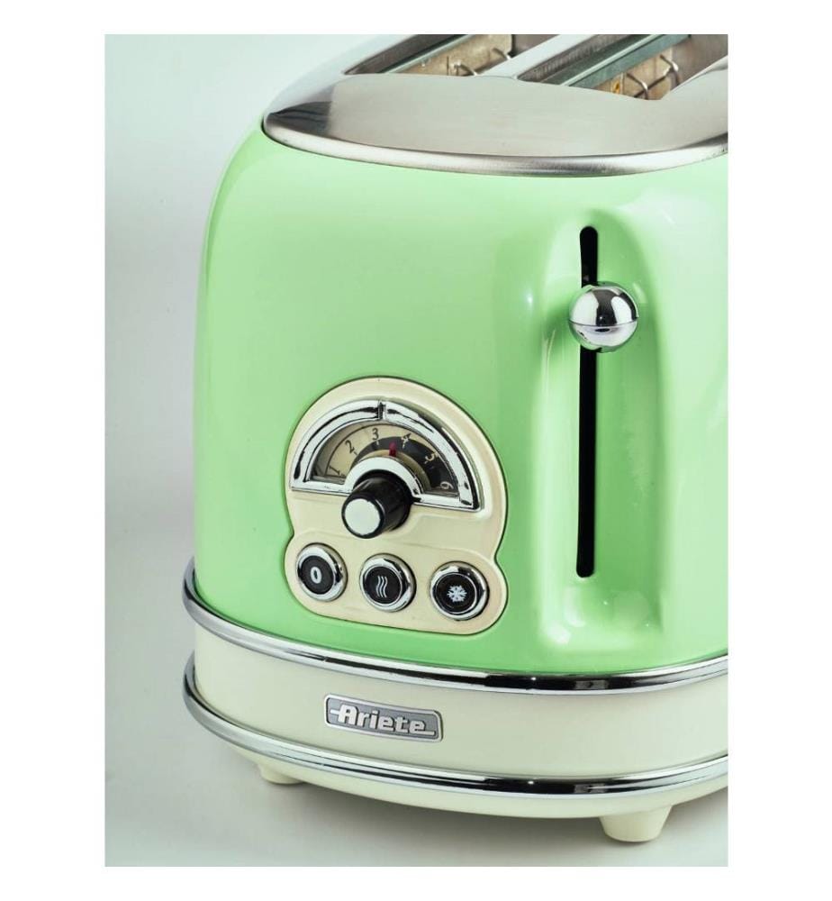 Brot toaster Vintage Line 2 Schlitz Grün, ohne Klammern