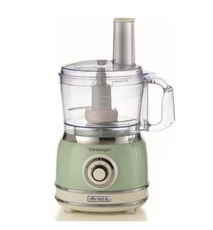Küchenmaschine 8-in-1 Vintage Style, 2 Geschwindigkeiten + Pulse, 2 L, 1000 W - Grün
