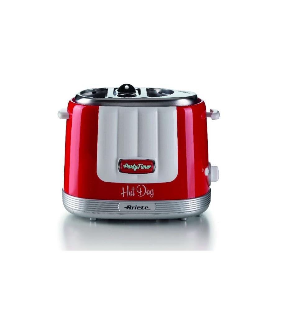 Hot Dog Maker - Party Time - Rosso 2 pane, 2 salsicce, 5 passi