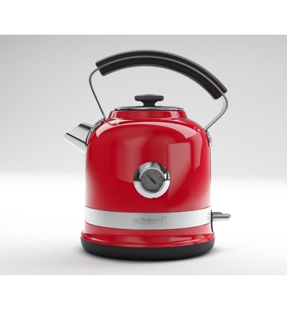Bouilloire - Moderna - Rouge Acier inoxydable