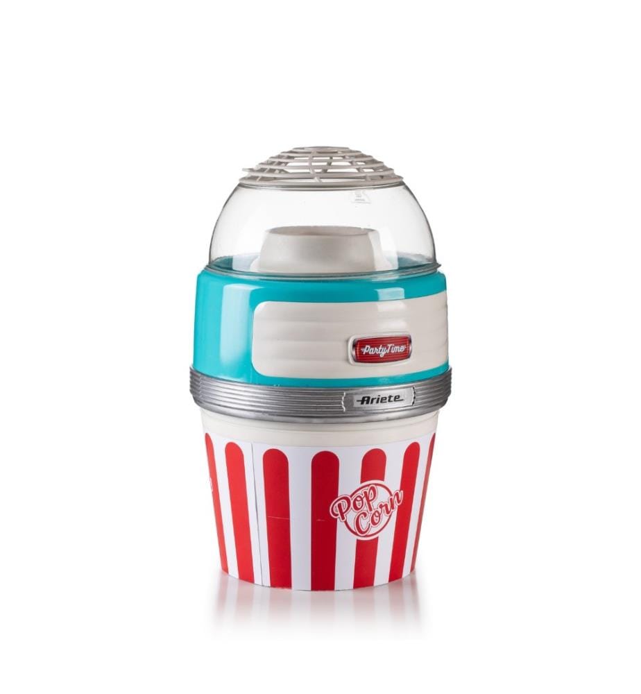 Macchina per popcorn - Party Time - cottura ad aria calda blu, tazza inclusa