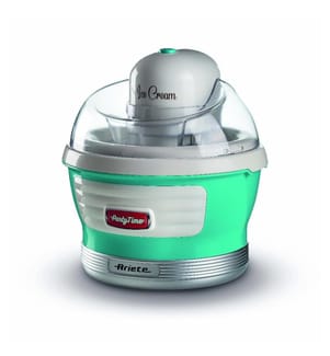 Eiskrem-Maschine - Party Time - Blau Eiscreme, Sorbets und Joghurt, Doppelte Isolierung