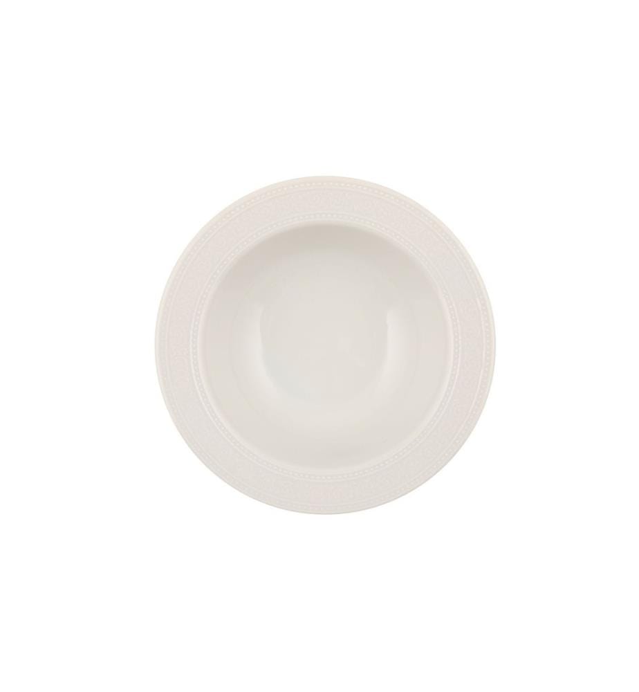Service de table, 53 pièces, blanc, porcelaine