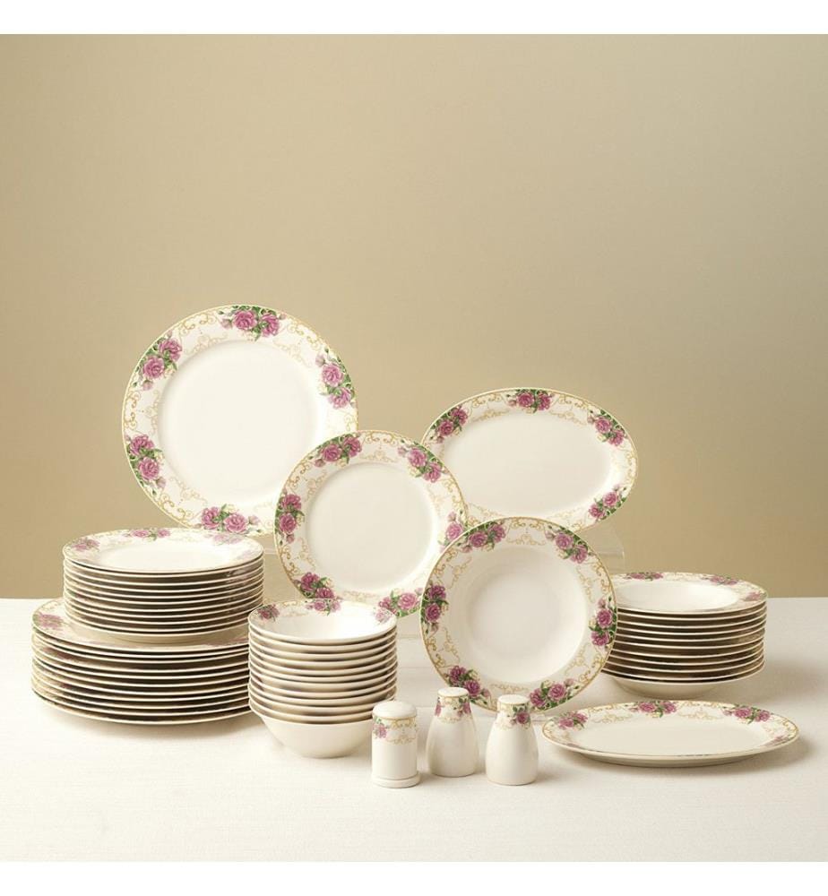 Dinner Set 53 Pieces - Multicolor