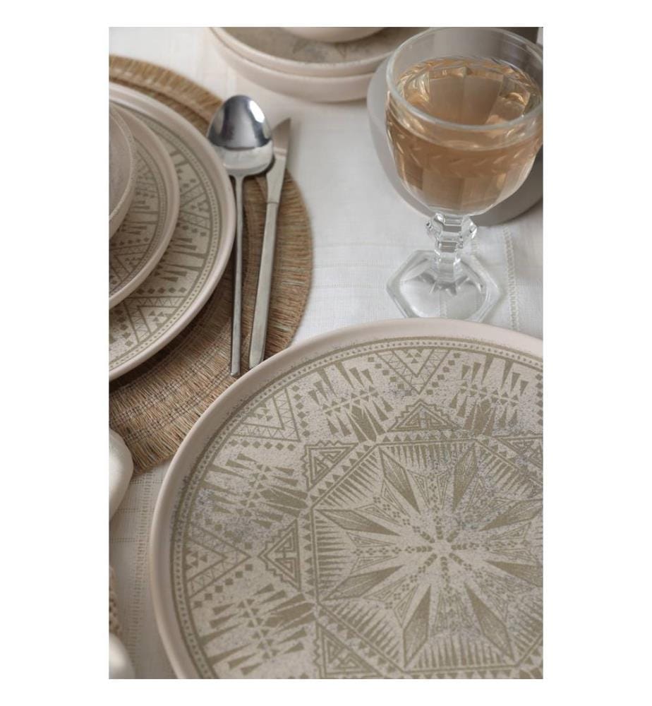 Service de Table en céramique (24 pièces) - Crème