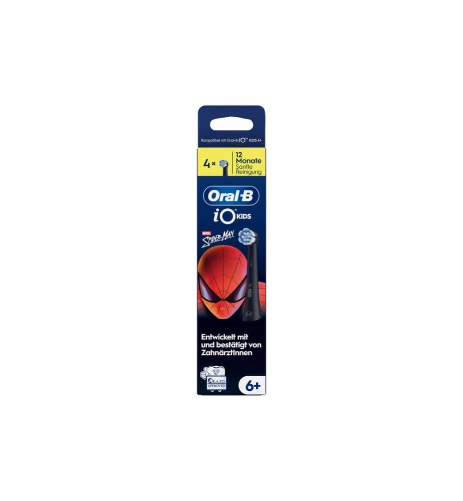 Oral-B Testine spazzolino Kids iO Spiderman 4 pezzi