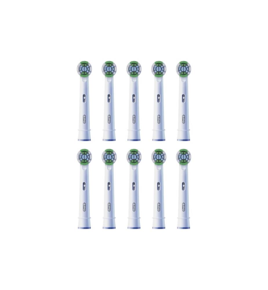 Oral-B Testine per spazzolino Precision Clean 10 pezzi, Bianco