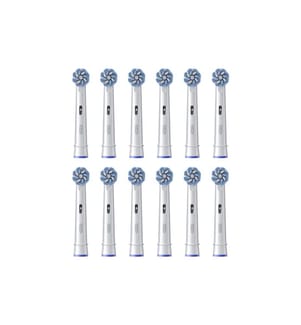 Oral-B Zahnbürstenkopf Sensitive Clean 12 Stück, Weiss