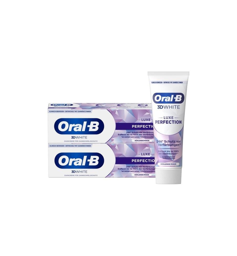 Oral-B Dentifrice 3D White Luxe Perfection 2 x 75 ml