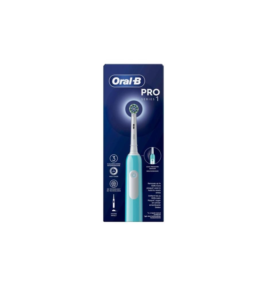 Oral-B Rotationszahnbürste Pro 1 Cross Action Caribbean Blue