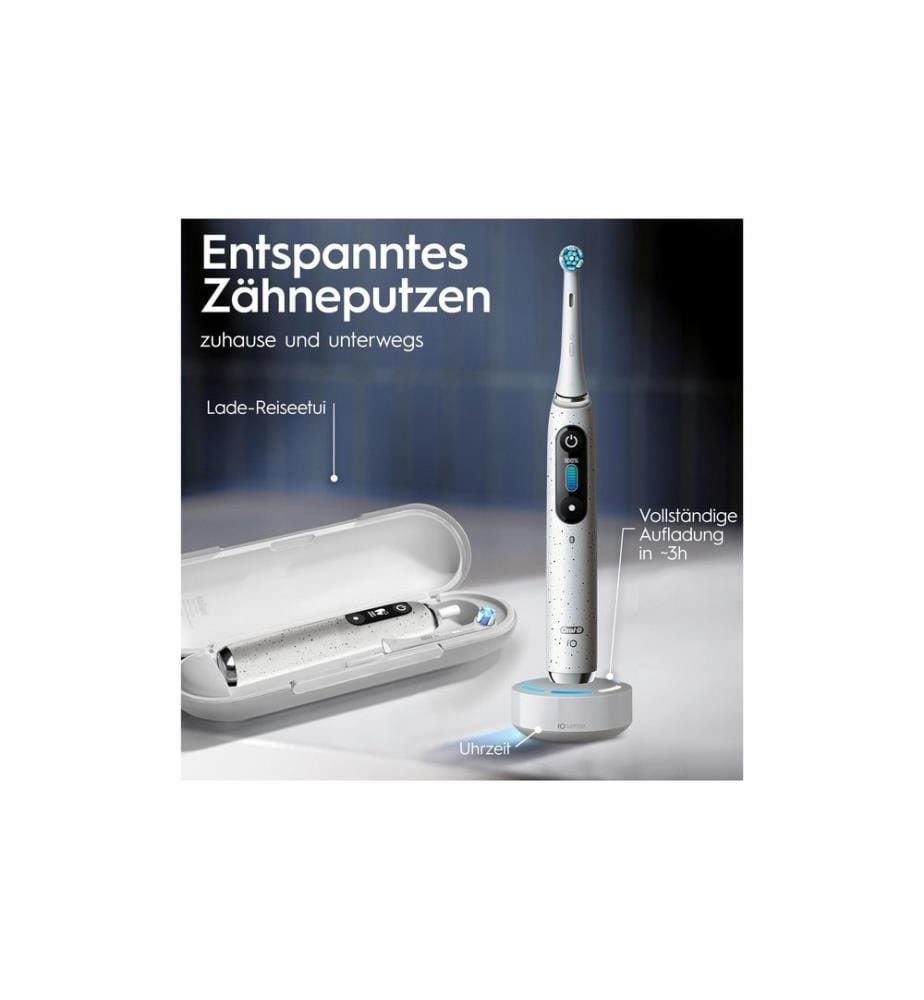 Oral-B Mikrovibrationszahnbürste iO Series 10 Weiss