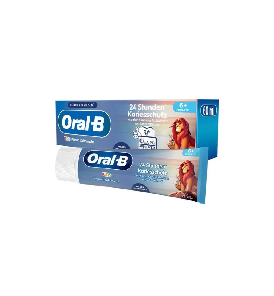 Oral-B Dentifrice Kids, Le Roi Lion 6 mois - 6 ans, 60 ml