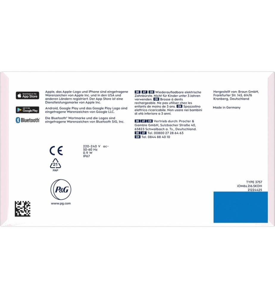 Oral-B Elektrische Zahnbürste iO Series6 Pink Sand