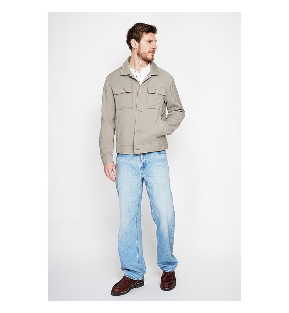 Veste Classique Boutonnée - Kaki