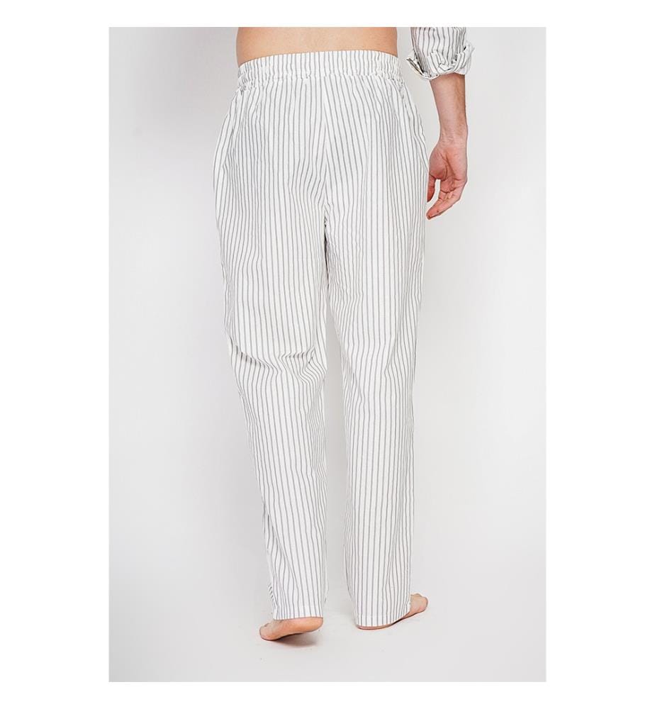 Pantalon coupe droite - Blanc