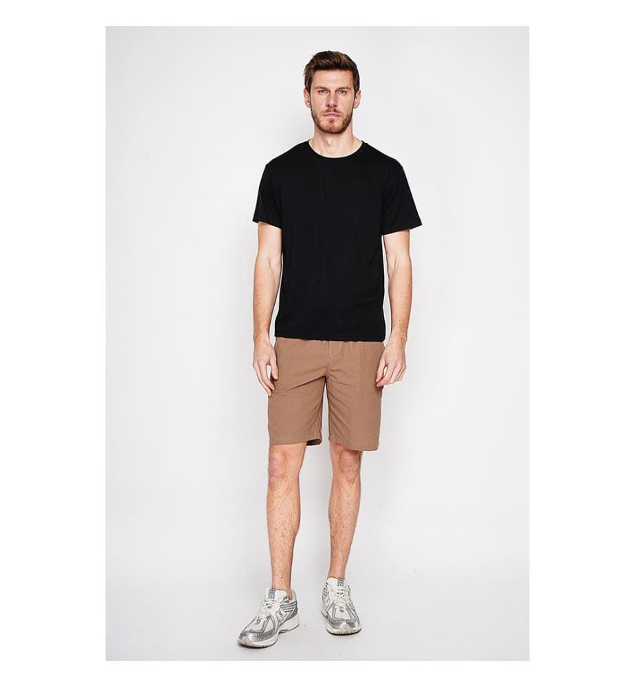 T-Shirt Col Rond - Noir