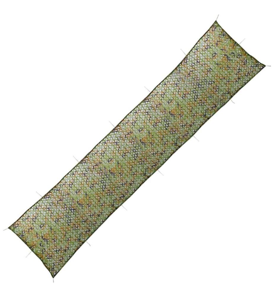 Tarnnetz mit Aufbewahrungstasche 1,5x8 m Grün