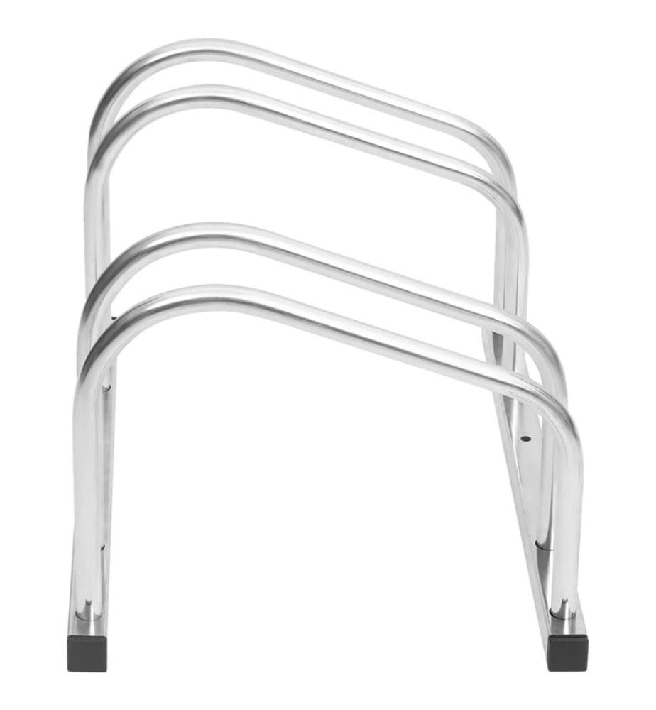 Fahrradständer für 2 Fahrräder Verzinkter Stahl