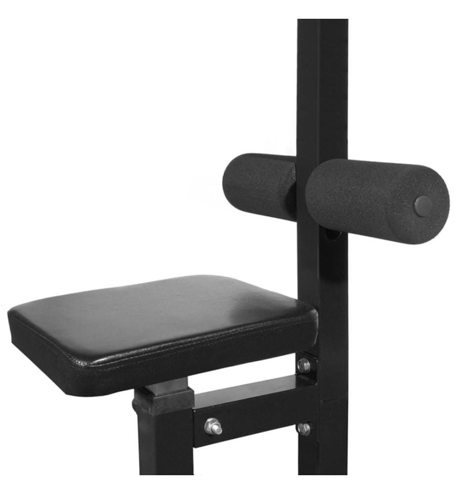Tour de musculation avec jeu d'haltères et poids 60,5 kg