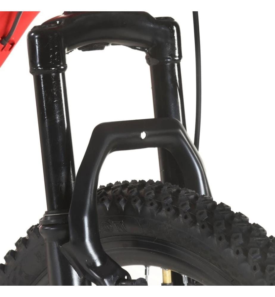 Mountainbike 21 Gang 27,5 Zoll Rad 38 cm Rot