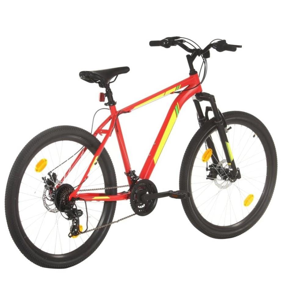 Mountainbike 21 Gang 27,5 Zoll Rad 42 cm Rot