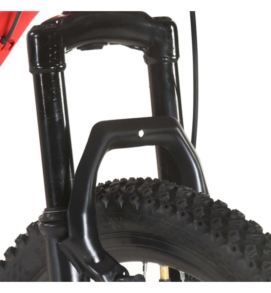 Mountainbike 21 Gang 27,5 Zoll Rad 42 cm Rot