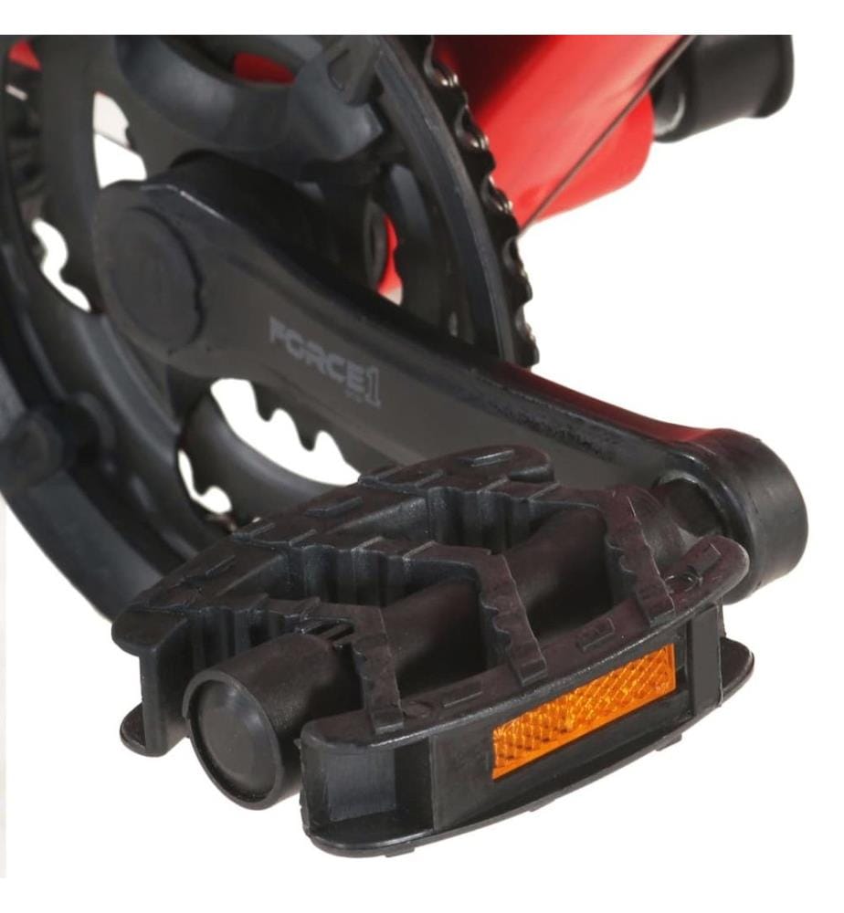 Mountainbike 21 Gang 27,5 Zoll Rad 42 cm Rot