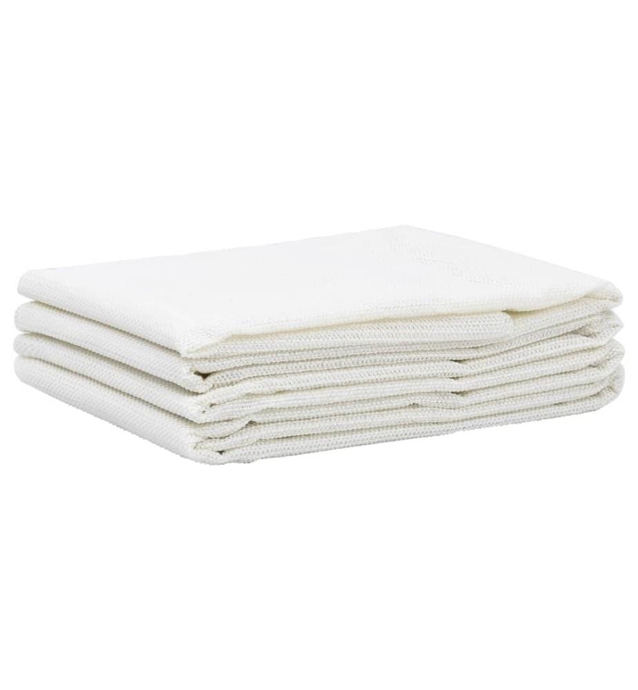 Tapis de tente 100x500 cm Blanc