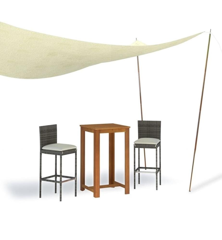 Sonnensegel Stangen 2 Stk. 200 cm Verzinkter Stahl