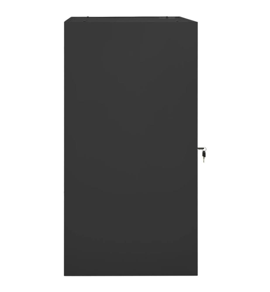 Armoire à selles Anthracite 53x53x105 cm Acier
