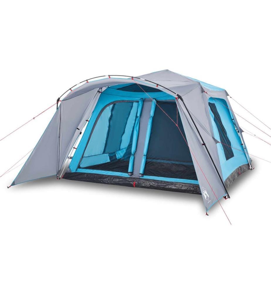 Familienzelt mit Vorzelt 9 Personen Blau Quick Release