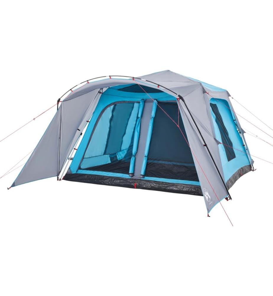 Familienzelt mit Vorzelt 9 Personen Blau Quick Release