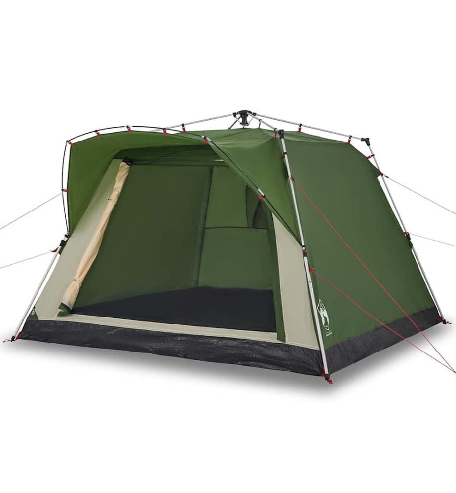 Campingzelt 4 Personen Grün Quick Release