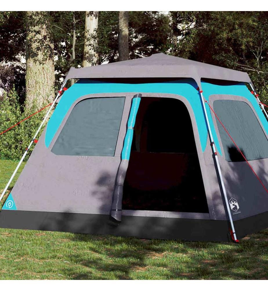 Kuppel-Familienzelt 6 Personen Blau Quick Release