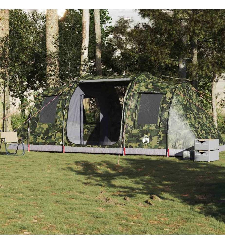 Tunnelzelt 4 Personen Camouflage Wasserdicht