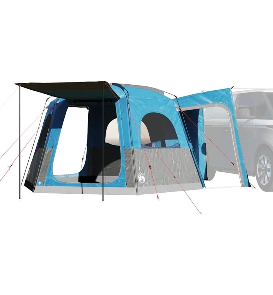 Tente de voiture 4 personnes bleu imperméable
