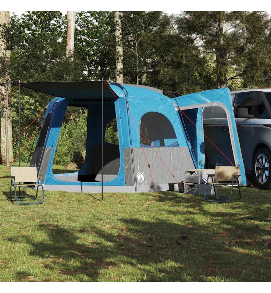 Tente de voiture 4 personnes bleu imperméable