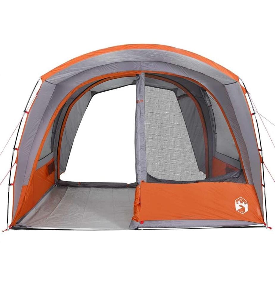 Tente de voiture 4 personnes gris et orange imperméable