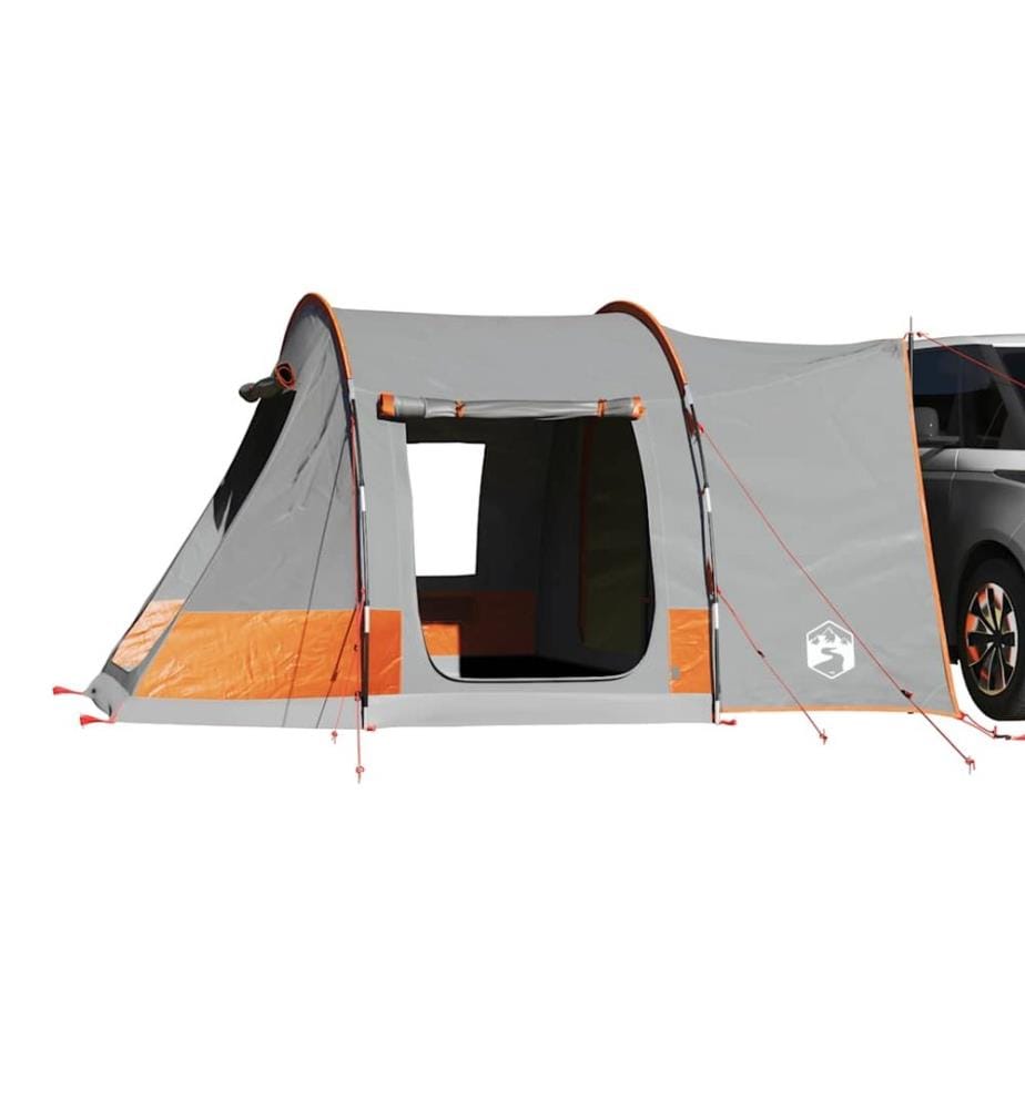 Tente de voiture 2 personnes gris et orange imperméable