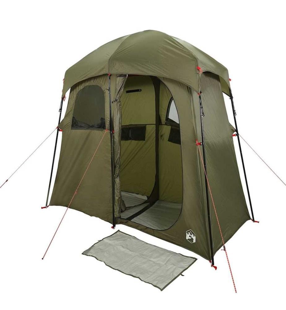 Tente de douche 2 personnes vert olive imperméable